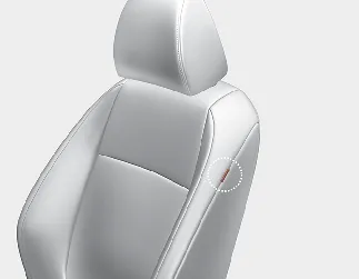 Kia Seltos front seat side air bag location