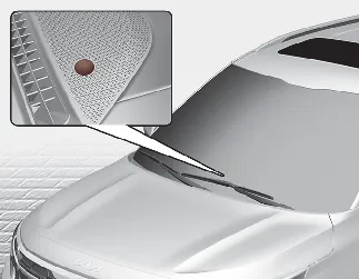 Kia Seltos automatic climate control sensor location