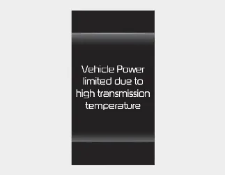 Kia Seltos vehicle power limited warning due to transmission overheating
