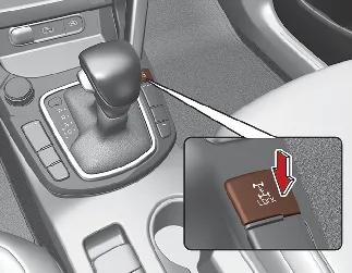 Kia Seltos AWD mode control switch and all wheel drive operation