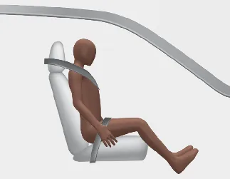 Kia Seltos correct front passenger seating position for Occupant Detection System