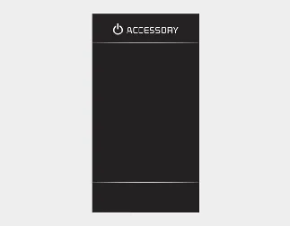 Kia Seltos ENGINE START STOP button ACC accessory position
