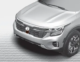 Kia Seltos HDA front radar detecting sensor