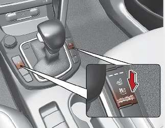 Kia Seltos front air ventilation seat switch