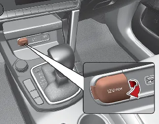 Kia Seltos power outlet Type A