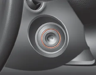 Kia Seltos illuminated ignition switch for easier access in low light
