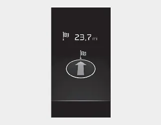 Kia Seltos LCD Turn By Turn navigation guidance screen