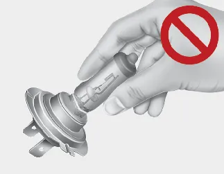 Kia Seltos headlamp bulb replacement location