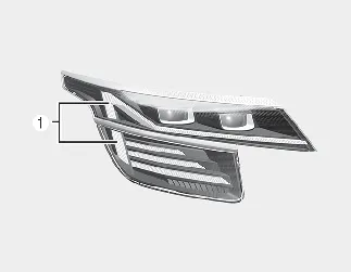 Kia Seltos Headlamp Type C LED high low low assist turn signal position lamp and daytime running lamp replacement