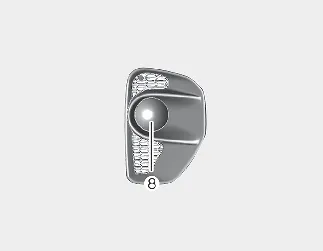Kia Seltos front fog lamp Type A bulb position diagram