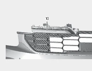 Kia Seltos front position lamp location diagram