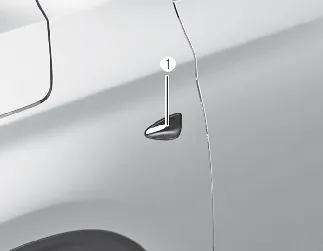 Kia Seltos side repeater lamp bulb position diagram