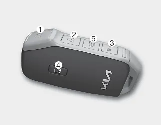 Kia Seltos smart key Type B remote keyless entry buttons
