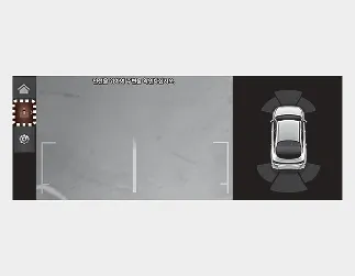 Kia Seltos Rear View Monitor rear top view parking display