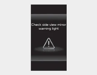 Kia Seltos outside mirror warning light malfunction for SEW