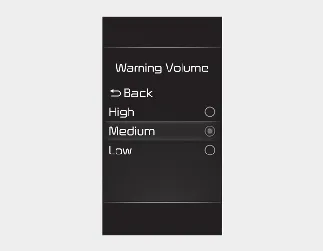Kia Seltos Safe Exit Warning warning methods settings