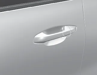 Kia Seltos smart key locking touch sensor type door handle