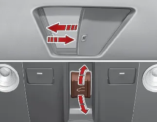 Kia Seltos sunroof slide open and close switch operation