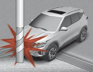 Kia Seltos air bags may not deploy when hitting a narrow object such as a pole or tree